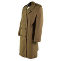 Trenchcoat formale originale dell'esercito olandese marrone cappotto da ufficiale militare in surplus NUOVO