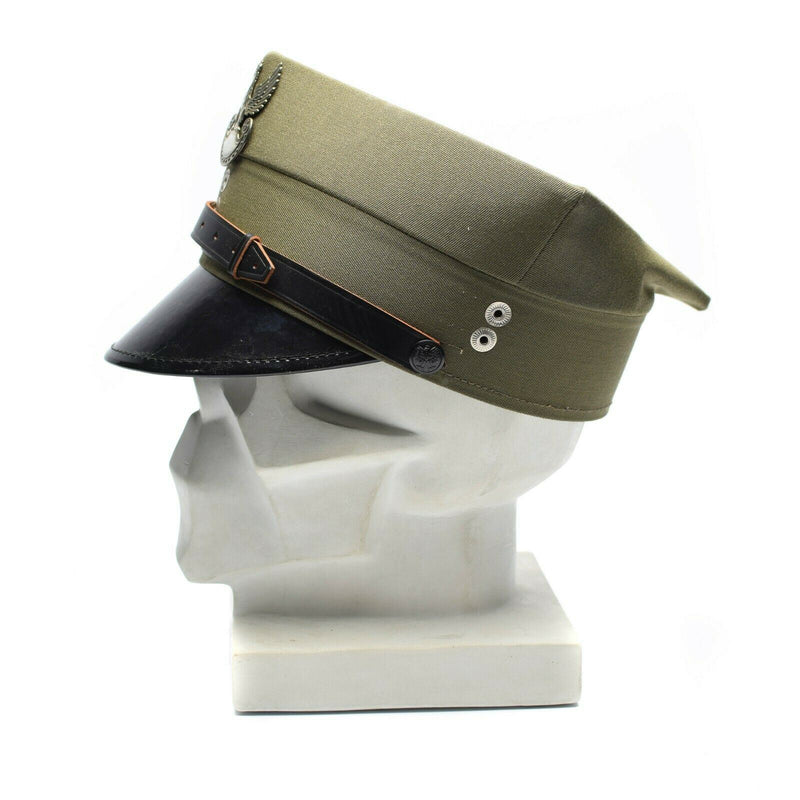 Genuino cappello militare polacco per cappello polacco L'esercito dell'esercito ha raggiunto il punteggio di Cap Olive Nuovo