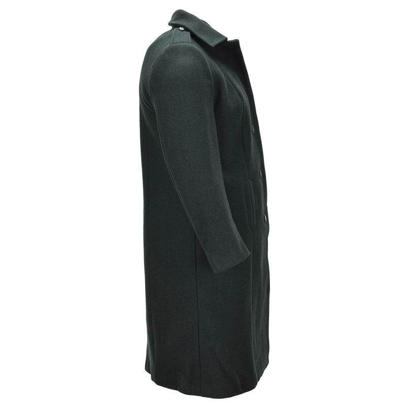 Soprabito militare in lana da donna originale dell'esercito canadese verde scuro