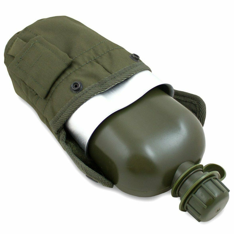 Bottiglia d'acqua in stile esercito americano M1 bottiglia d'acqua con coppa e alice clips militari statunitensi