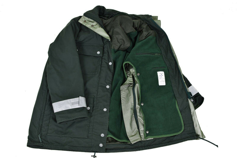 Guida di polizia tedesca autentica Goretex verde impermeabile BGS Parka Border Guard