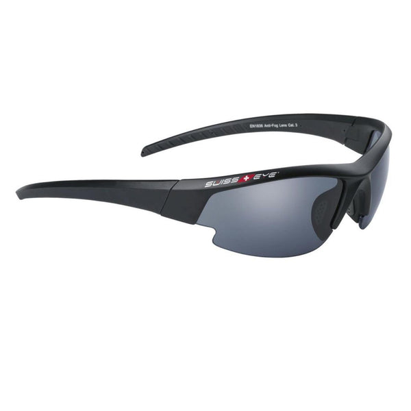 Swiss Eye Ballistic Shooting Glasses Templi gommati regolabili aerodinamici