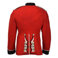 Vera giacca dell'esercito britannico uniforme tunica abito rosso scarlatto guardie cavalleria