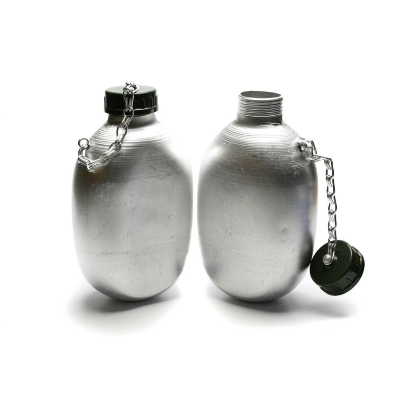 Original French Army Bere Bere Bottiglia d'acqua Mentata Canta di cotone OD NUOVO