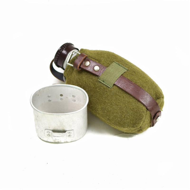 Autentica coppa della mensa dell'esercito rumeno Coppa di acqua vintage retrò come nuovo