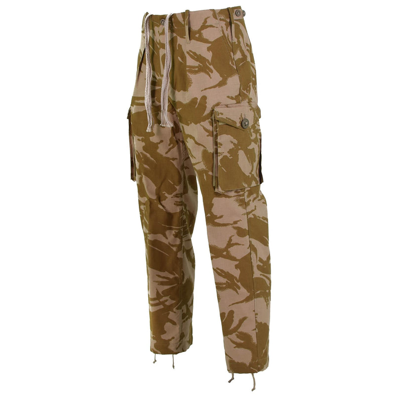 Genidi pantaloni da combattimento dell'esercito britannico DPM Desert pantaloni Ripstop Fire Ritardo nuovo