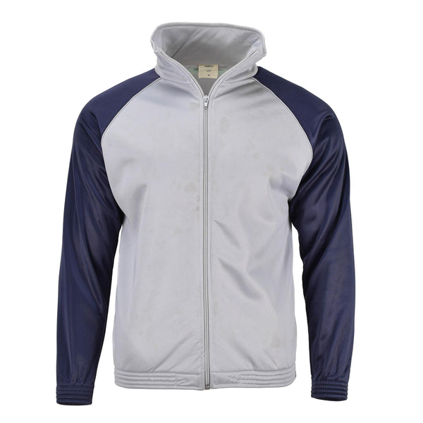 Guida sport di felpa della scuola militare vera francese che corre grigio blu grigio