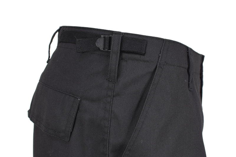 Truppe di stile militare del marchio Mil-Tec Bermuda Combatti Shorts Army Shorts Black