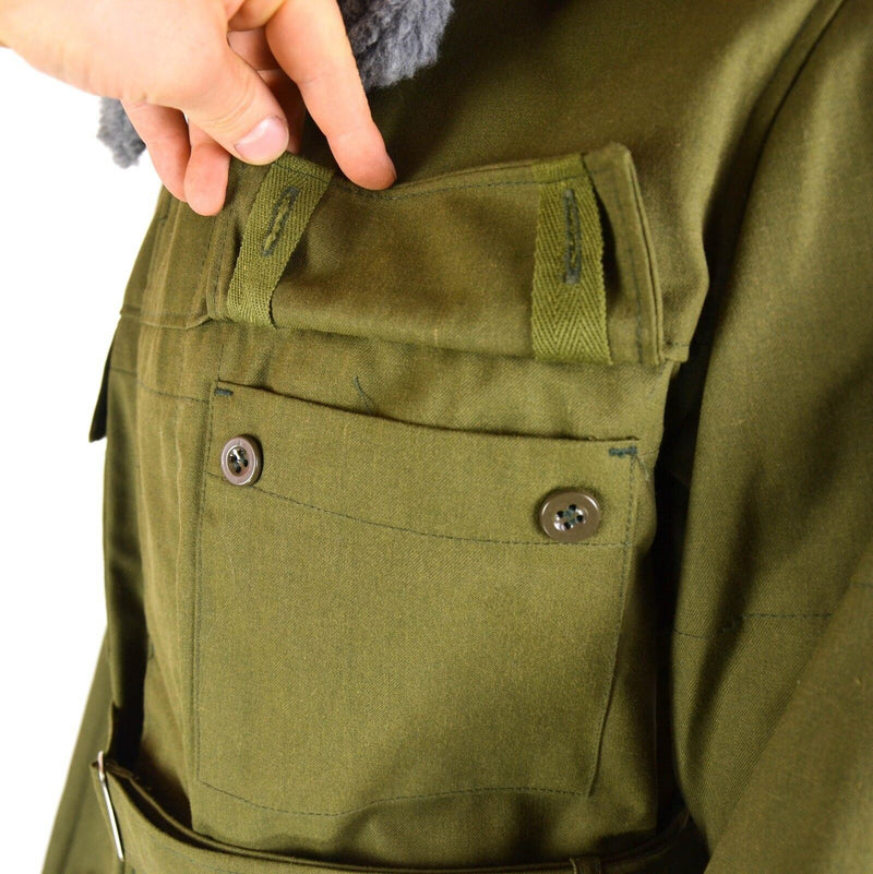 Original Ceca Army Field Parka M85 ESERCITÀ EMERCITÀ Giacca invernale con cappuccio Wining Nuovo