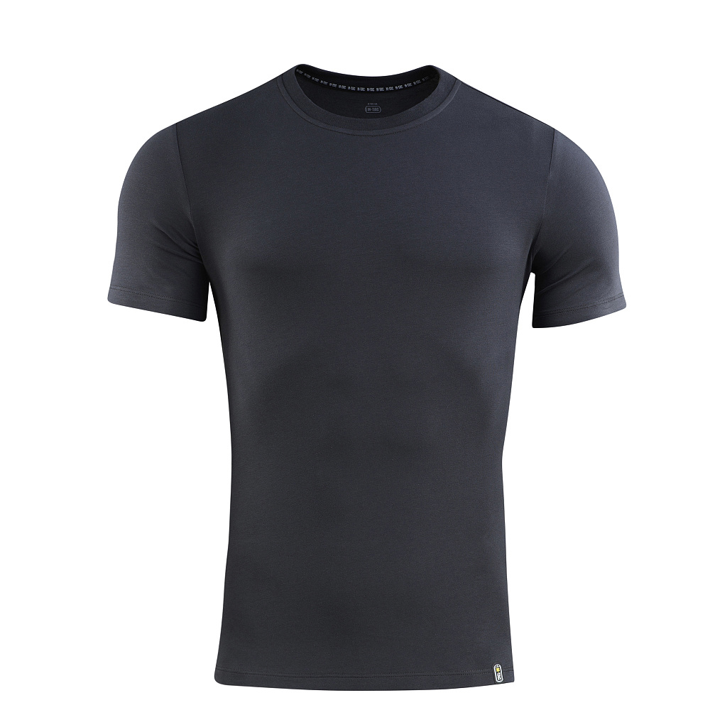 T-shirt estiva M-TAC 93/7 in cotone elasticizzato leggero manica corta grigio scuro
