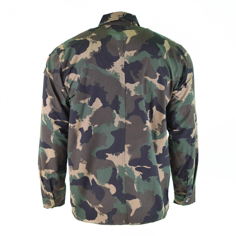 Guida camicia dell'esercito ungherese M90 ​​4 Colore camuffato a manica lunga militare nuovo