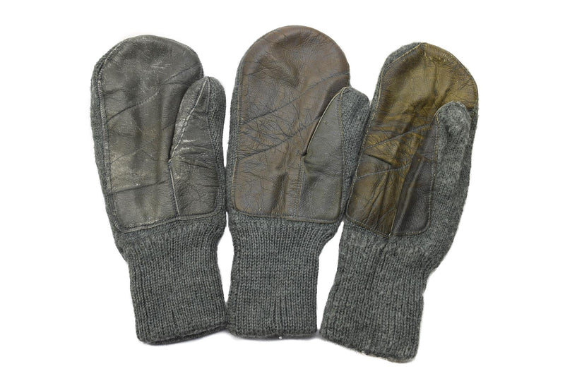 Originale Swiss Grey Grey Wool Weather Weather Malms in pelle Palma Problema militare