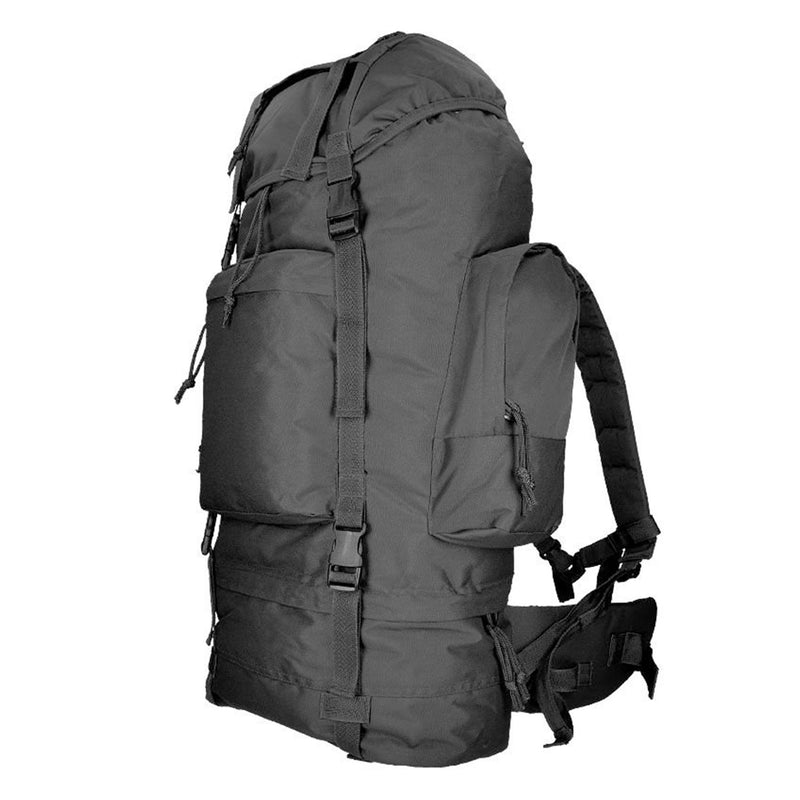 Mil-Tec Ranger Tactical Backpack Treking Trekking Daypack 75L Black Borse