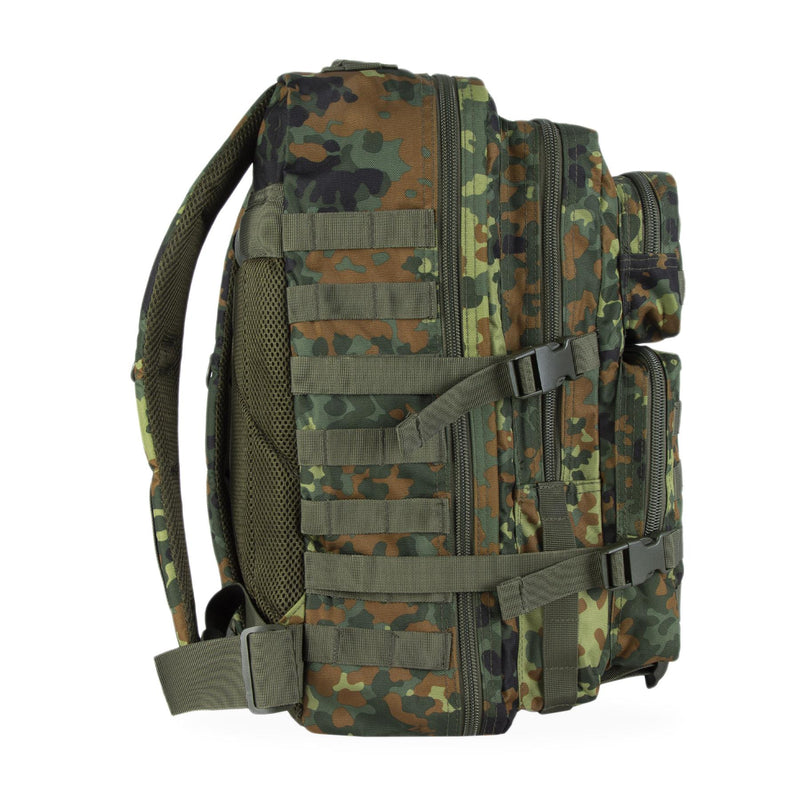 Mil-Tec Assault US ASSAULT Trekking Rucksck Grande zaino 36L Flecktarn Daypack Borsa