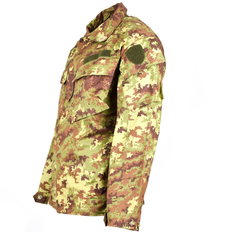 Autentico esercito italiano strappa stop vegetato camo acu giacca da combattimento camicia da campo nuovo
