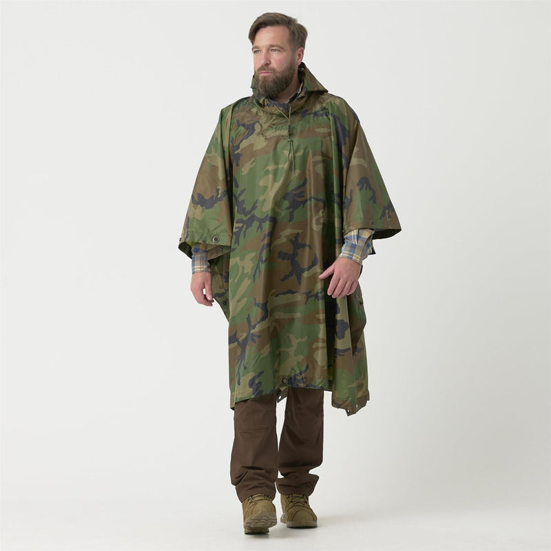 Helikon-Tex U.S. Army Model Poncho Attrezzatura tattica di pioggia tattica Camo