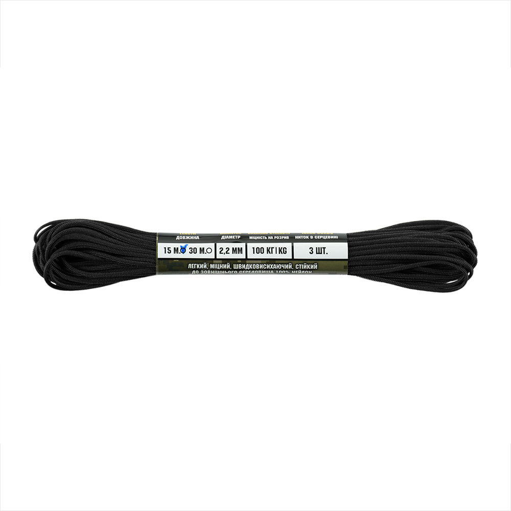 Cavo per uso esterno in nylon M-TAC Minicord Paracord da 2,2 mm 15 m MIL-SPEC