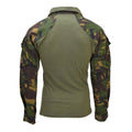 Camicia da combattimento militare olandese originale da campo con zip DPM mimetica