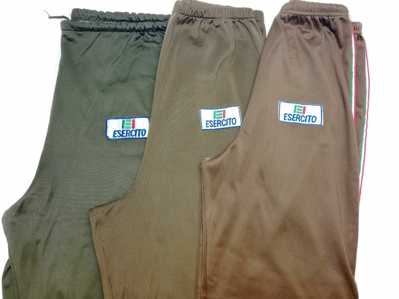 Genuini pantaloni della tuta dell'esercito italiano pantaloni sport militari Vintage Bottoms