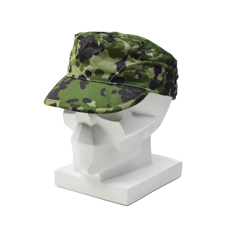 Truppe militari danesi originali Field Cap pieghevole Flatta all'orecchio M84 Nuovo leggero