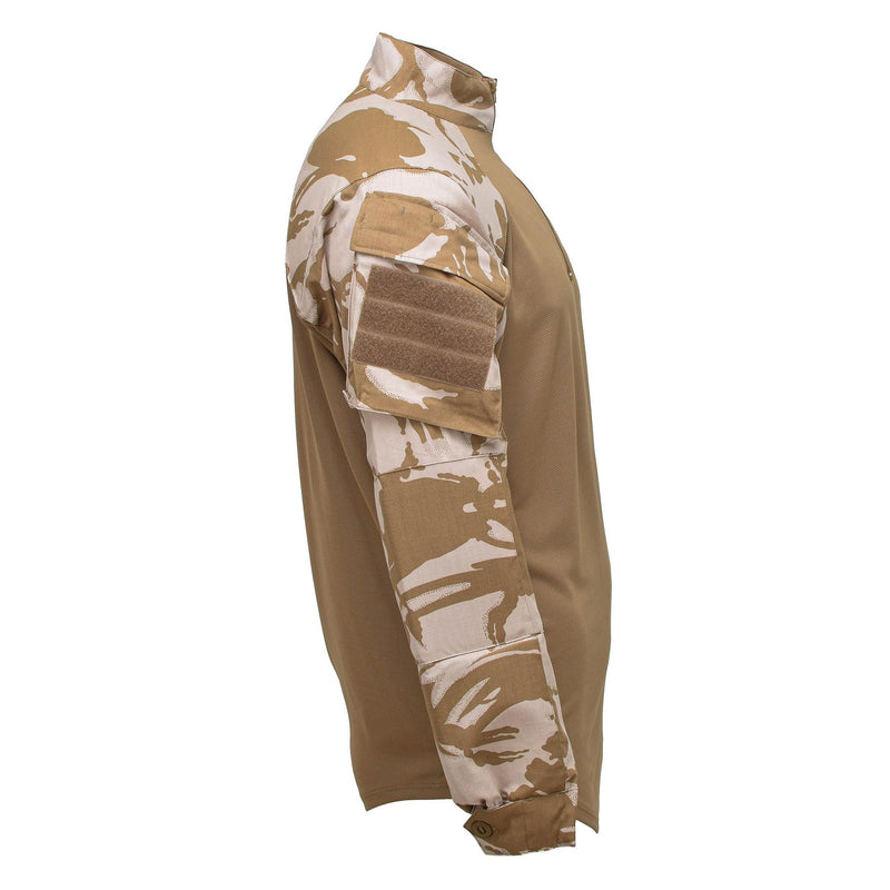 British Original Under Body Shirt Ubac Desert Camo MILITARIO NUOVO