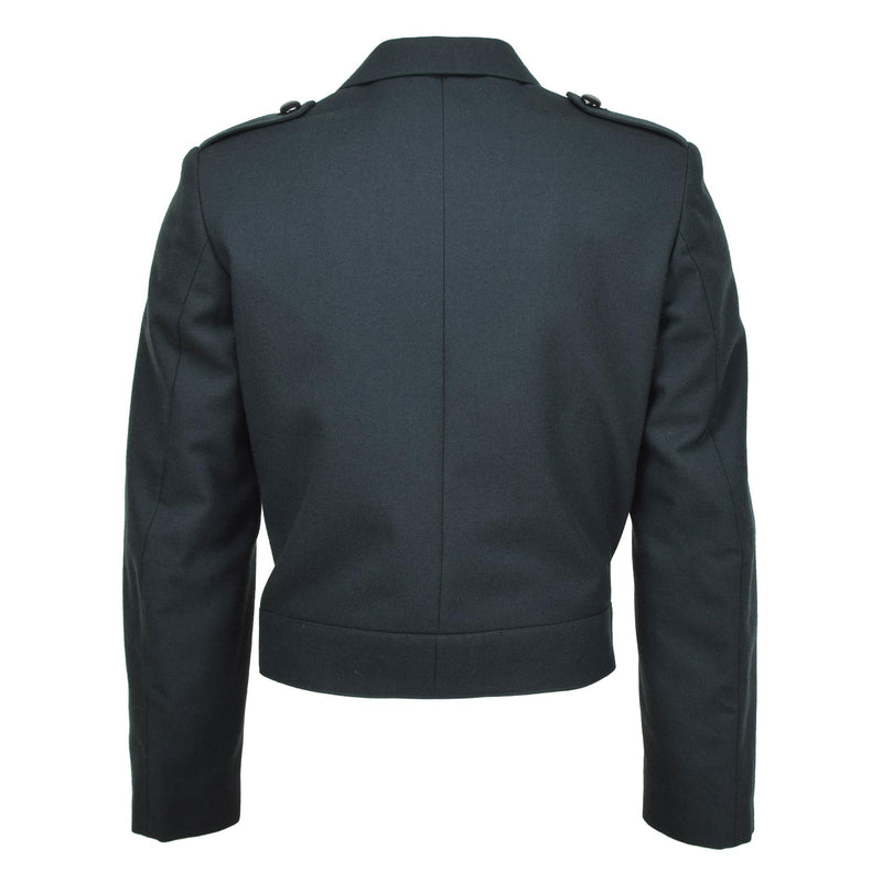 Giacca della camicetta dell'esercito belga originale Truppe di campo Casual Wool Blouson Green Nuovo