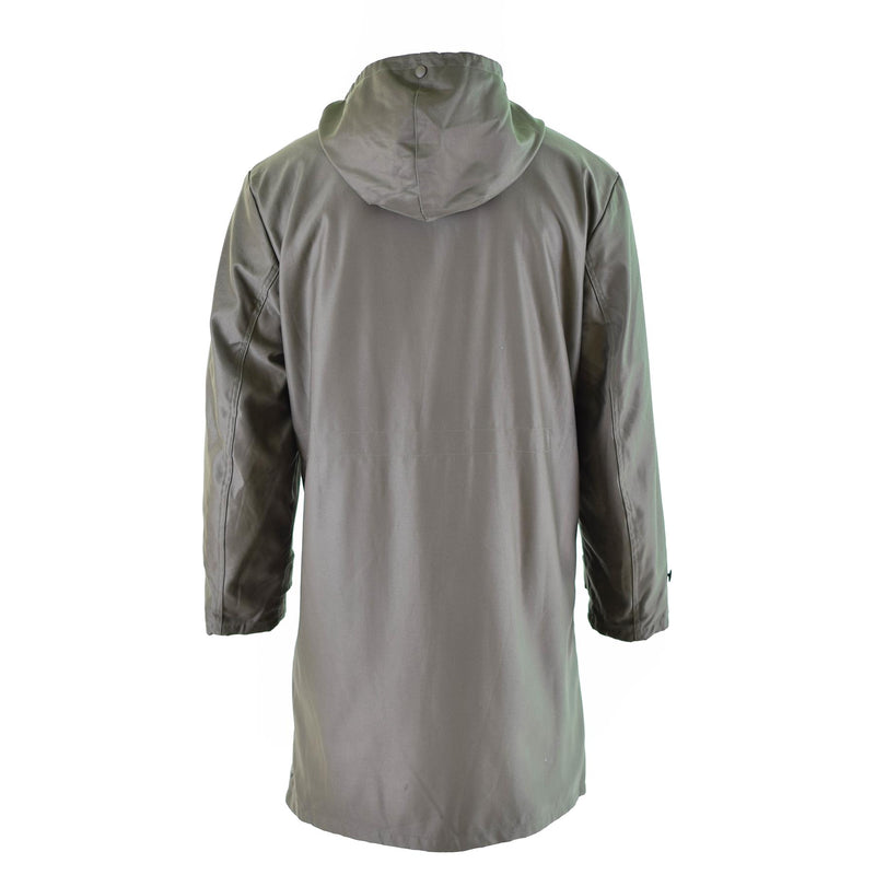 Guida vera Armata tedesca Parka Olive Olive Oversare Overplus Coat Long Od Vintage Nuovo