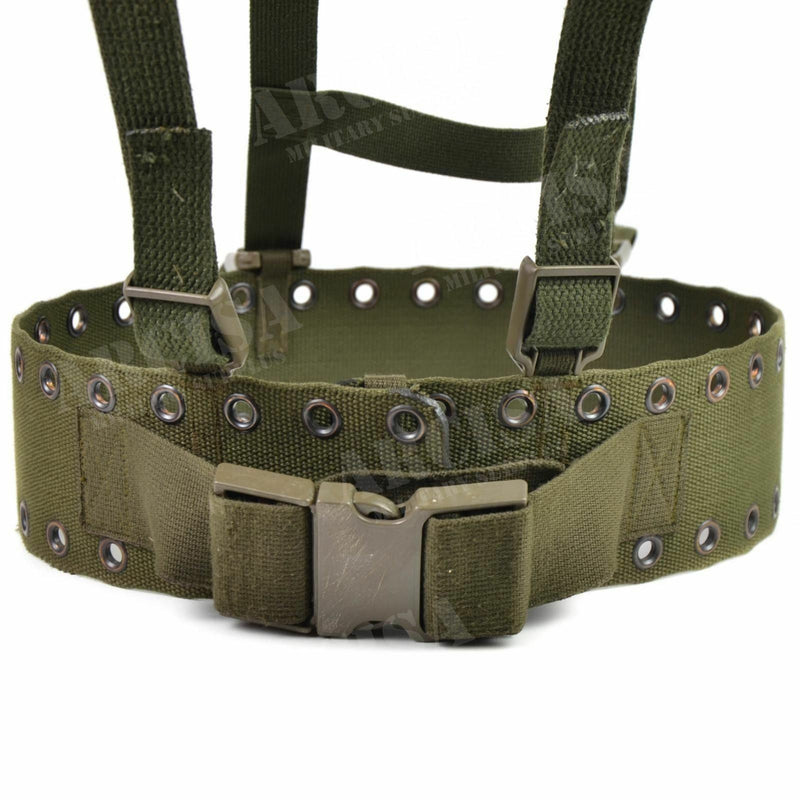 Sistema di piattaforma di cinghia dell'esercito tedesco originale 3 pezzi Cintura tattica IMBARAZIONE A TENUMENTI Y