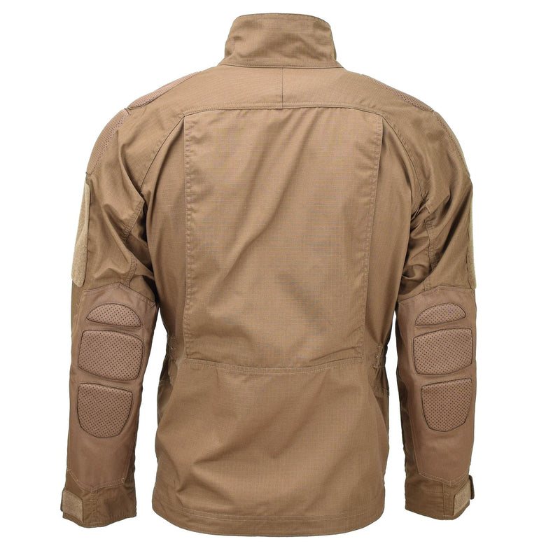 Mil-Tec Brand Style Military Style Ripstop Dark Coyote Combat Troops Jacket Chimera