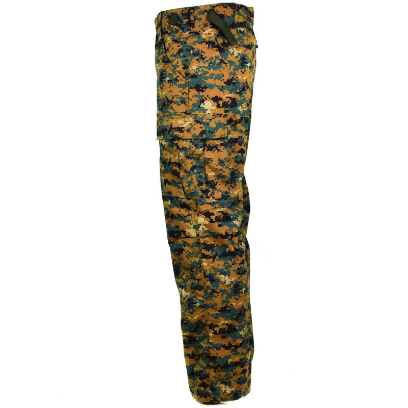Guine Guinee Bissau Pantaloni dell'esercito RIPSTOP Digital Savana Camo Problema militare nuovo