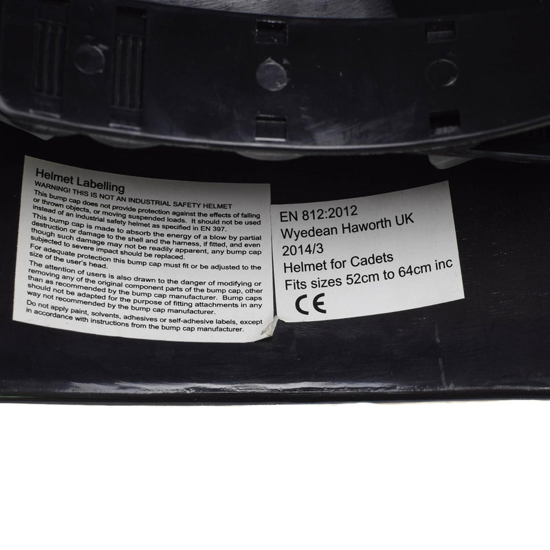 Casco di plastica nera militare britannico originale MK7 TATTICA ALTRIVO NUOVO