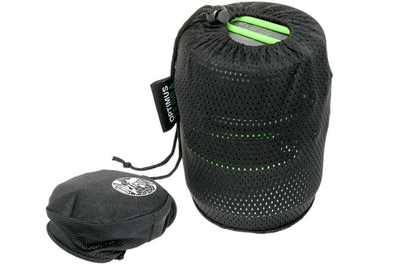 Optimus Crux Weekender He Cook System System Gas Stove Camping escursionistico bosco brischi padella