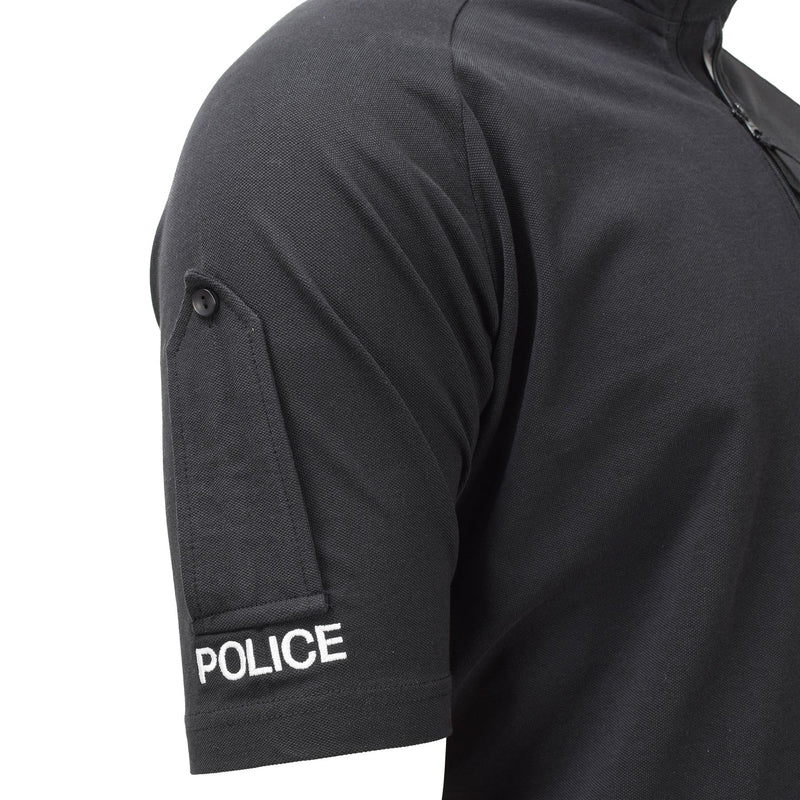 T-shirt tattiche originali dell'esercito britannico manica corta zippato nuovo zippato