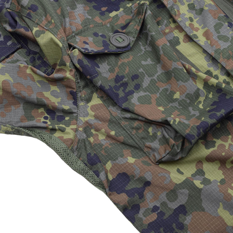 Tacgear marchio tedesco giacca da campo in stile militare truppe flecktarn camo