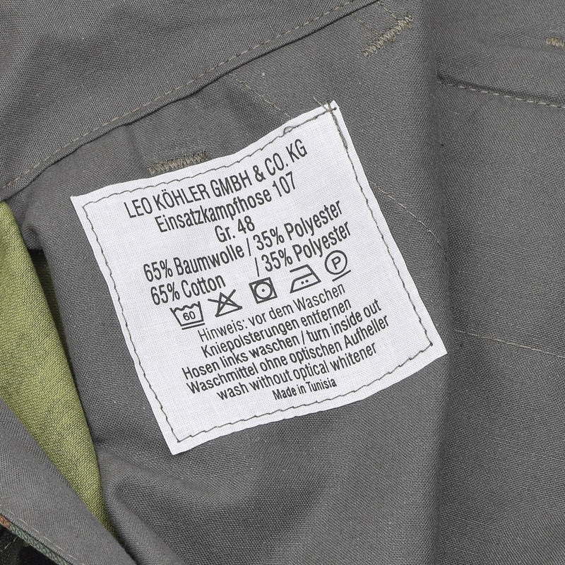 Leo kohler pantaloni da combattimento robusti pantaloni tattici rinforzati flecktarn