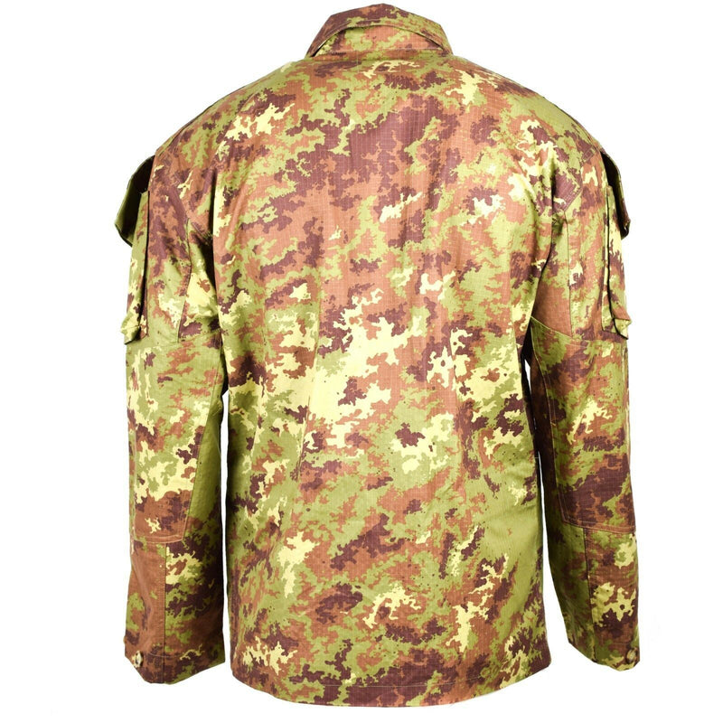Autentico esercito italiano strappa stop vegetato camo acu giacca da combattimento camicia da campo nuovo