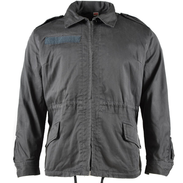 Giacca dell'esercito danese originale M71 Short taglio Danimarca surplus di campo grigio militare