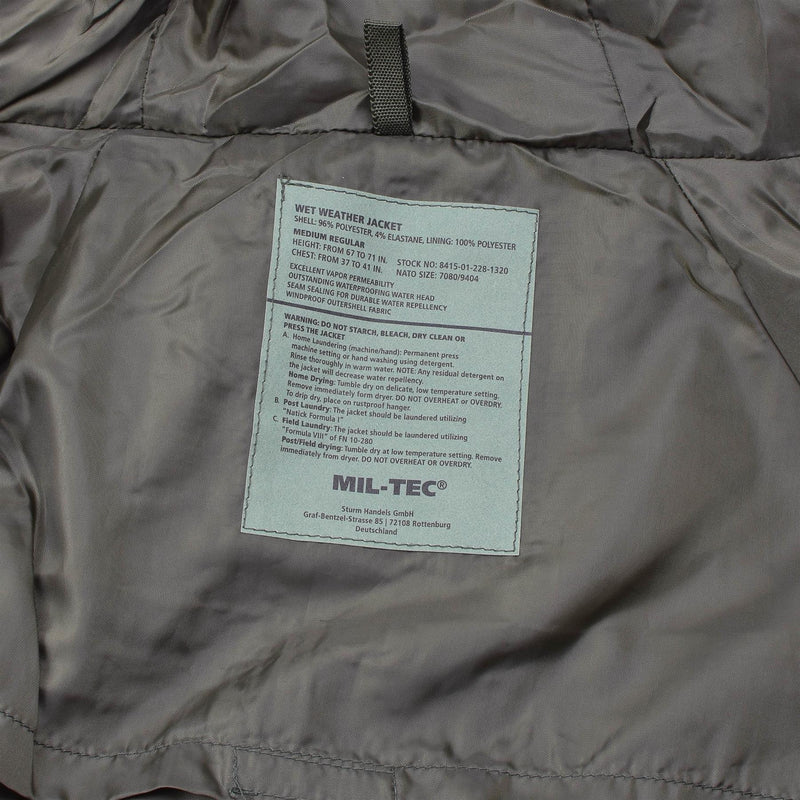 Giacca in stile militare MIL-TEC Weat Woodland 3 strato Goretex Nuovo