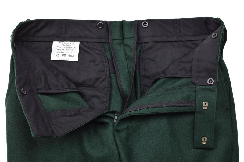 Guardie originali di draghi royal britannici vestiti pantaloni verdi pantaloni in lana