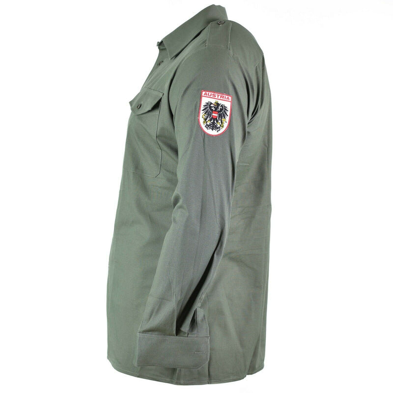 Guida camicia dell'esercito austriaco Od Olive Combatti Milit