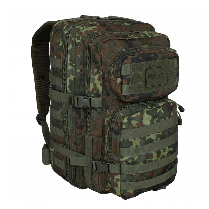 Mil-Tec Assault US ASSAULT Trekking Rucksck Grande zaino 36L Flecktarn Daypack Borsa