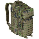 Zaino tattico MFH Assault I 30L Spallacci imbottiti MOLLE M05 Camo