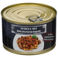 MFH Pasta Bolognese Cibo in scatola 400g Pasto di emergenza per campeggio all'aperto