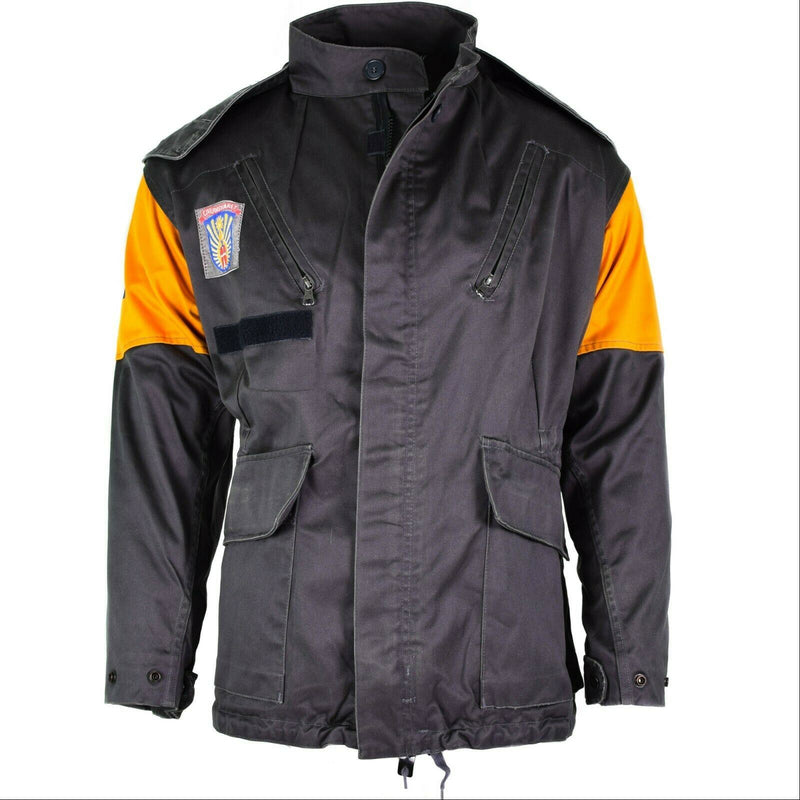 Giacca da combattimento dell'esercito danese originale M84 Danimarca Difesa civile Grey Field Surplus