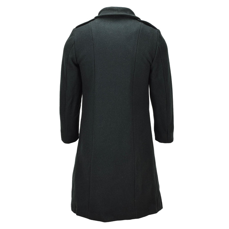 Soprabito militare in lana da donna originale dell'esercito canadese verde scuro