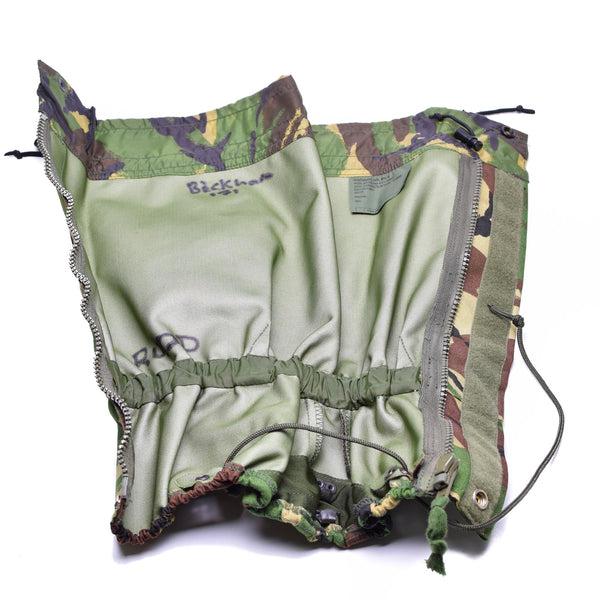 Original British Army DPM Camuflage Ghetters Waterproof Standart Dimensioni