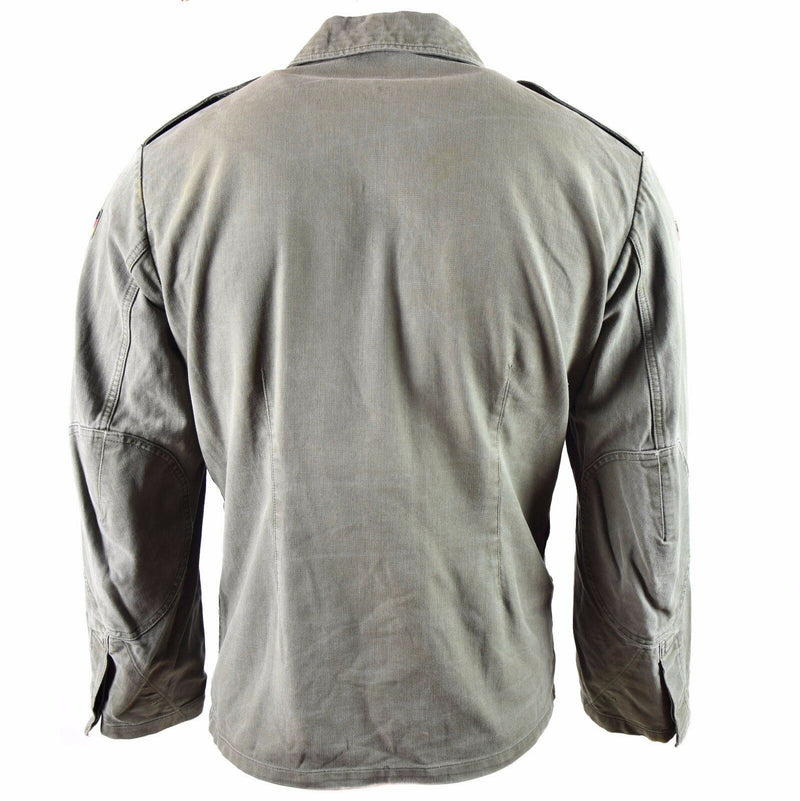 Giacca moleskin dell'esercito tedesco originale. Giacca Drab Olive Vintage BW Army Field