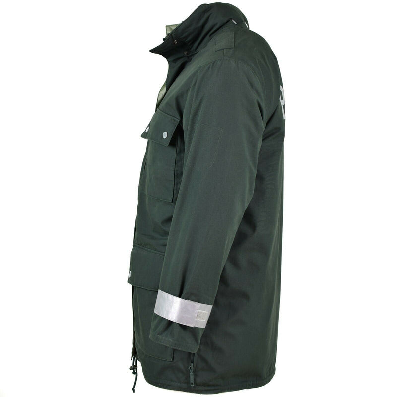 Guida di polizia tedesca autentica Goretex verde impermeabile BGS Parka Border Guard