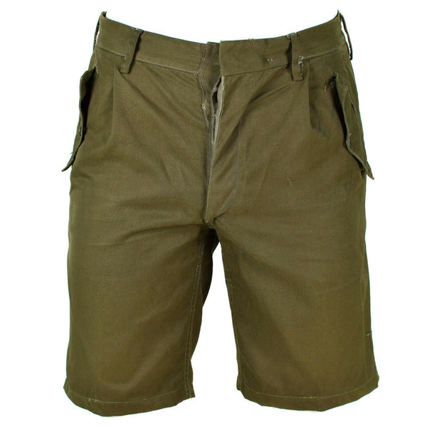 Shorts dell'esercito italiano genuino Oliva Chino Military Field Bermuda Vintage BDU