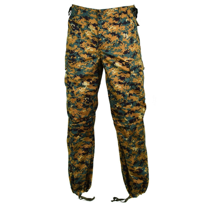 Guine Guinee Bissau Pantaloni dell'esercito RIPSTOP Digital Savana Camo Problema militare nuovo